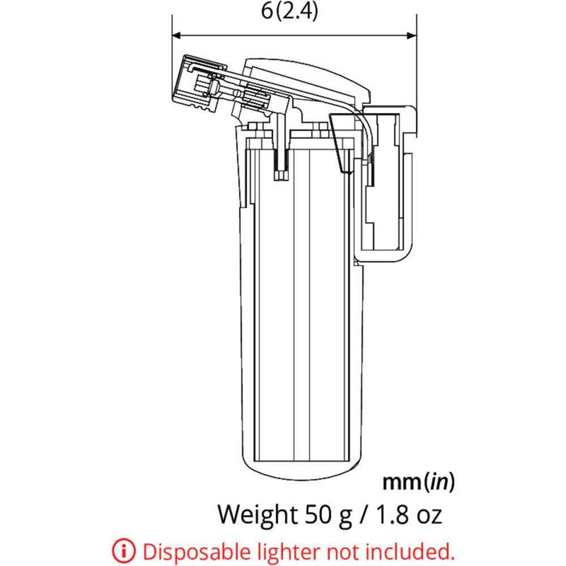SOTO Pocket Torch W/ Refillable Lighter-3