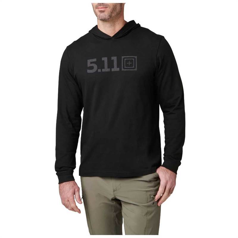 5.11 Mens Hooded Long Sleeve Tee-1