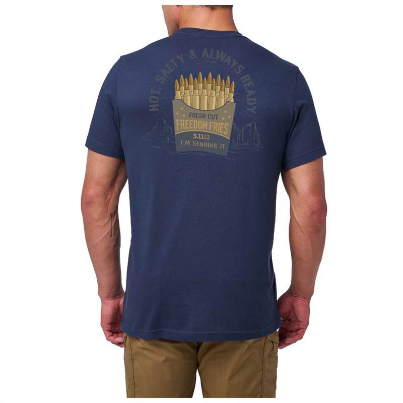 5.11 Mens Freedom Fries Short Sleeve Tee-2
