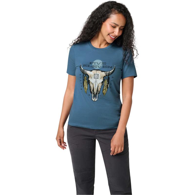 5.11 Womens Cattle Skull Short Sleeve Tee-4