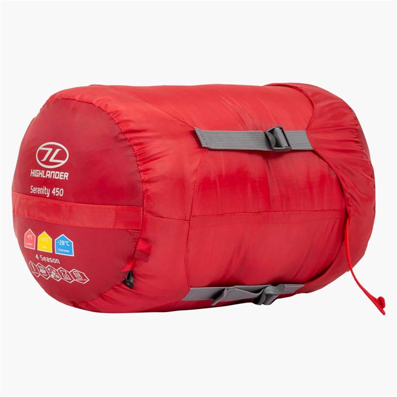 Highlander Serenity 450 Mummy Sleeping Bag-5